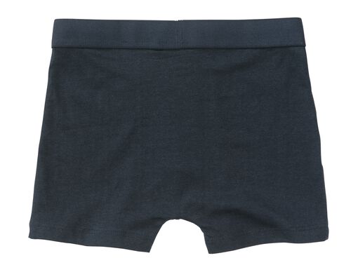 3 boxers enfant bleu