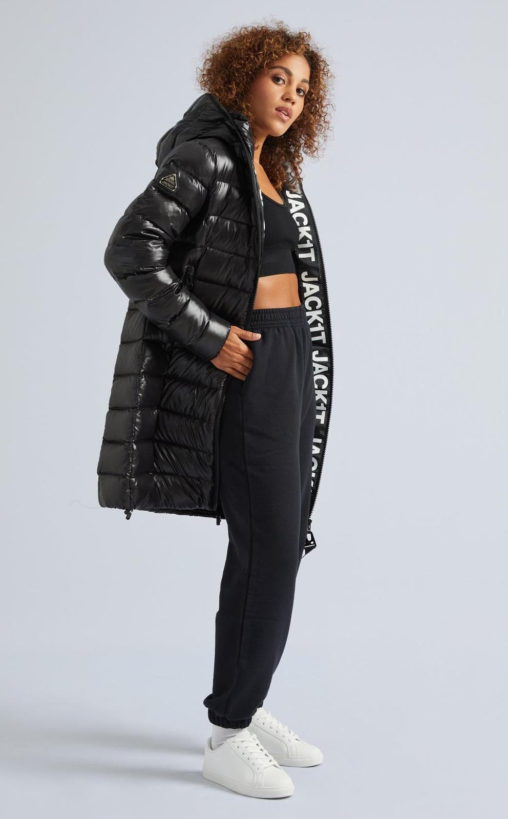 R3D Slick Coat Dame Black