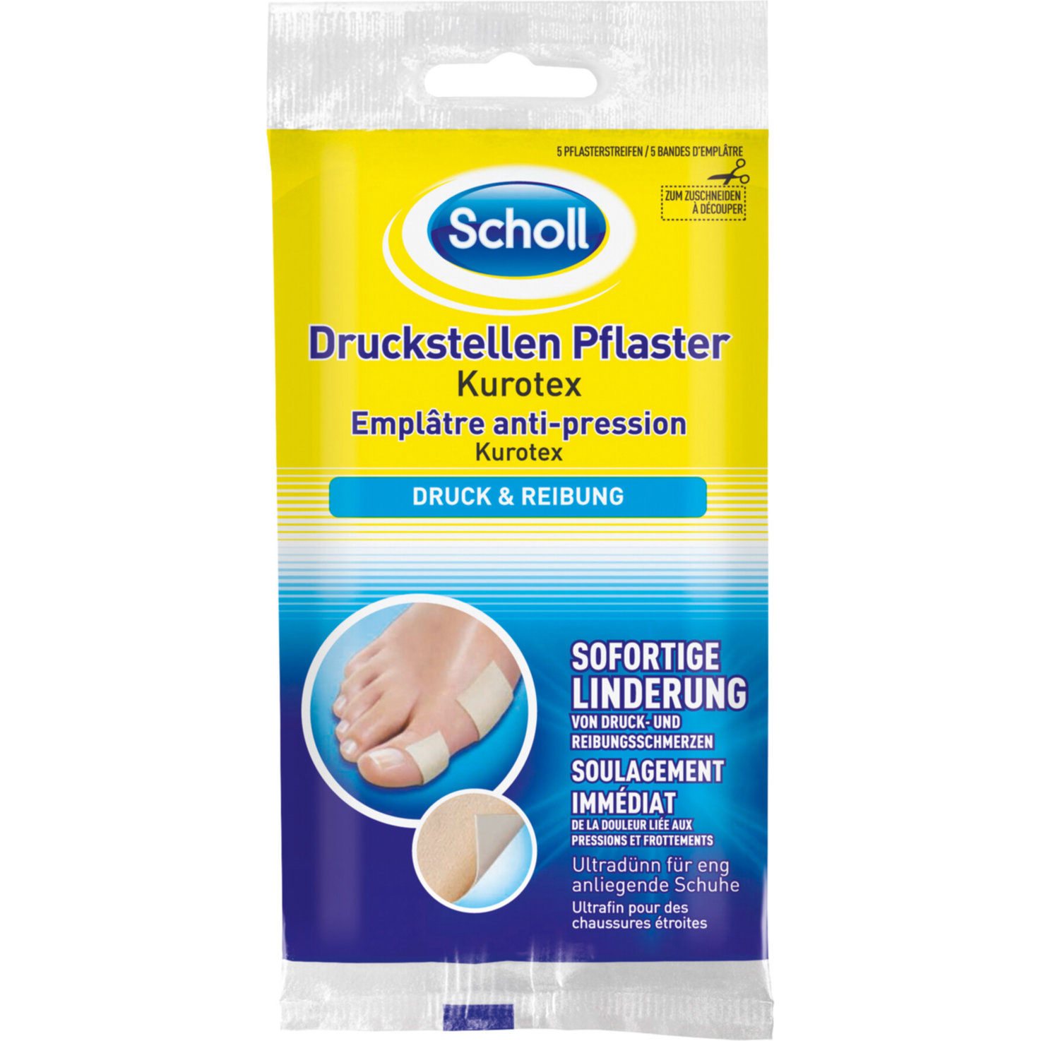 Scholl Druckstellen-Pflaster Kurotex