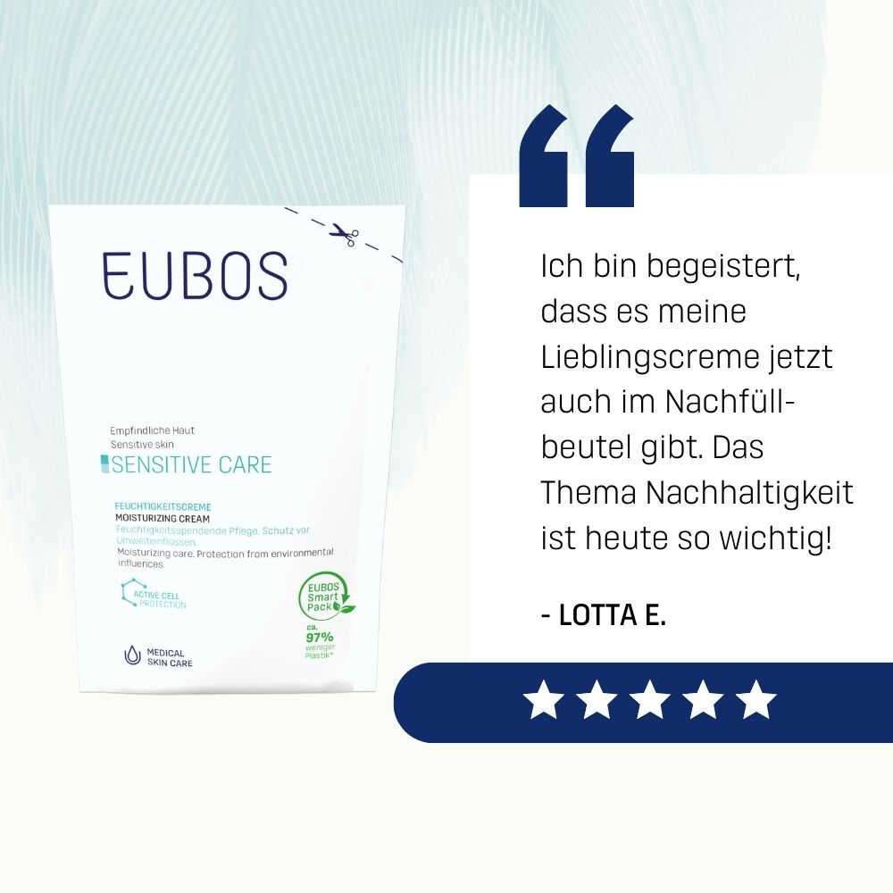 EUBOS® SENSITIVE CARE FEUCHTIGKEITSCREME NACHFÜLLBEUTEL