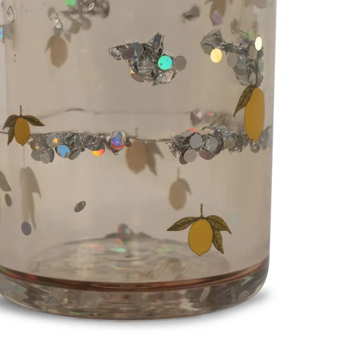 Konges Sløjd - Glitzerbecher, Cherry (2er-Set)