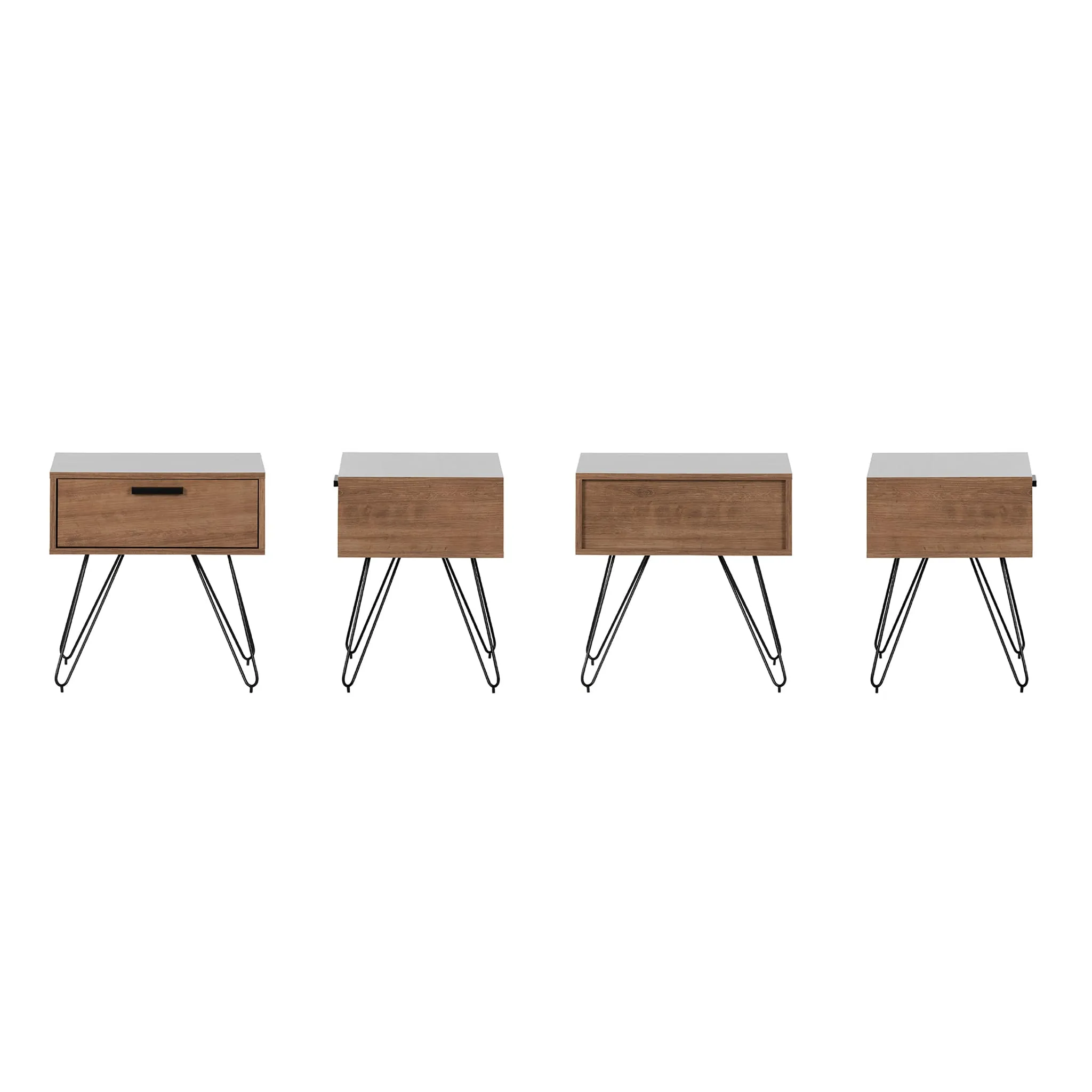South Shore Table de Nuit - Slendel Bois Foncé