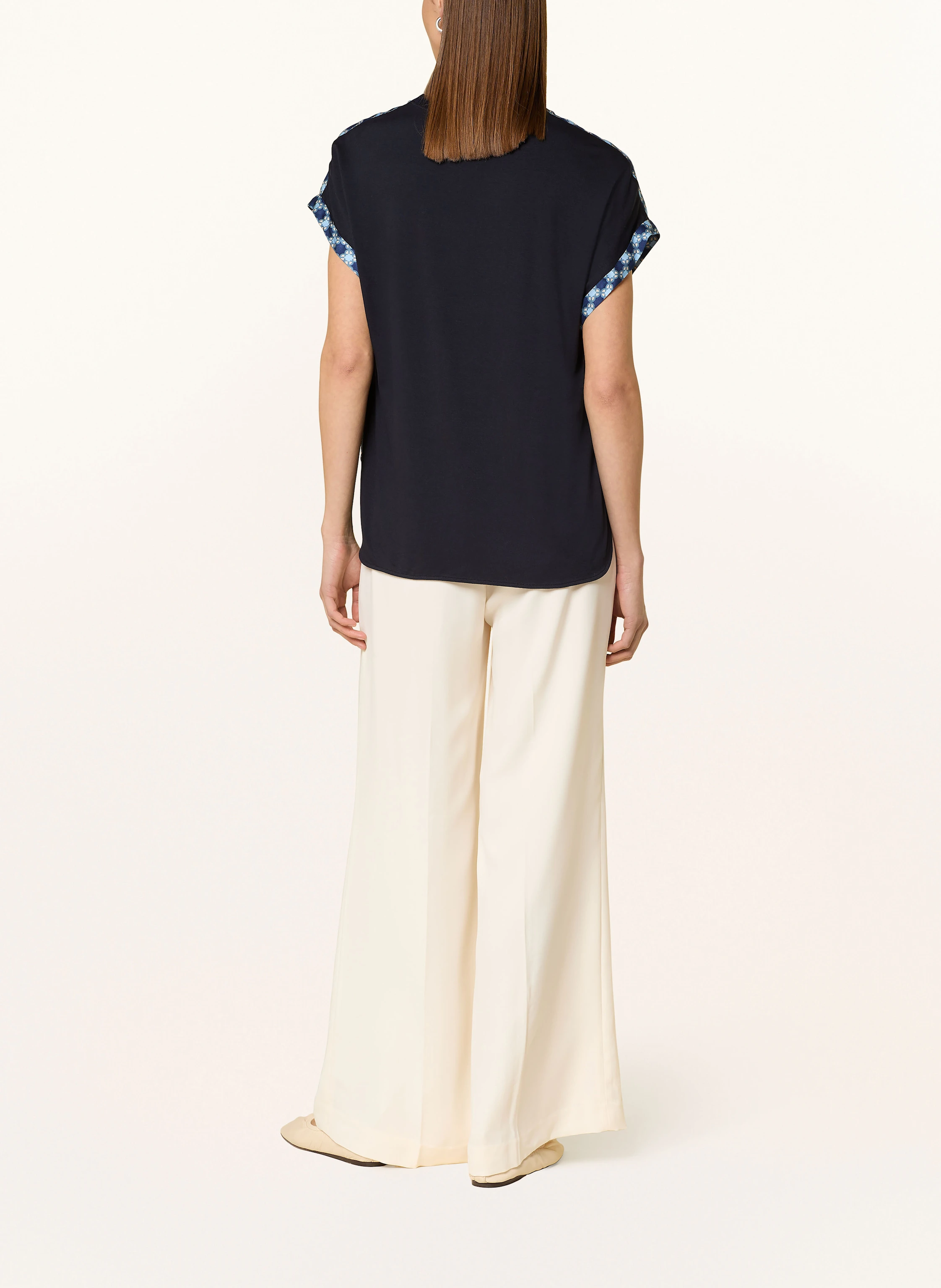 ELENA MIRO Blusenshirt im Materialmix