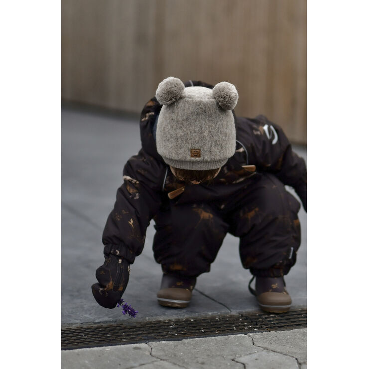 Mikk-Line Airwool Balaclava w Knit Melange denver