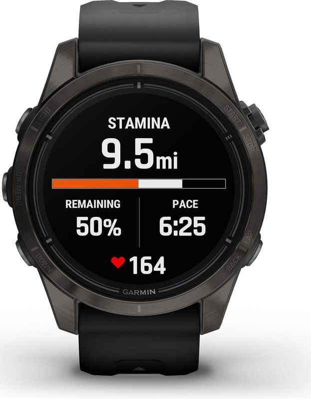 Garmin - Epix Pro Gen 2 Sapphire - Smartwatch - Zwart/Karbon Grijs - Titanium DLC