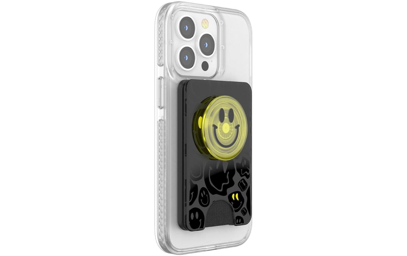 Halterung PopWallet + Magsafe All SmilesHaltegriff für Mobilgeräte