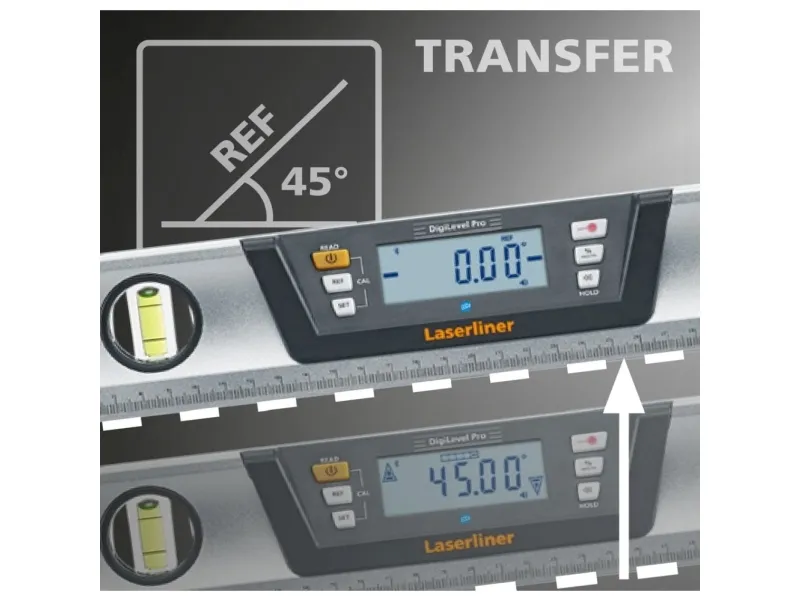 Laserliner DigiLevel Pro 100, Linjeniveau, Sort, Metallic, 0,5 mm/m, 0,5 mm, AAA, 1,5 V