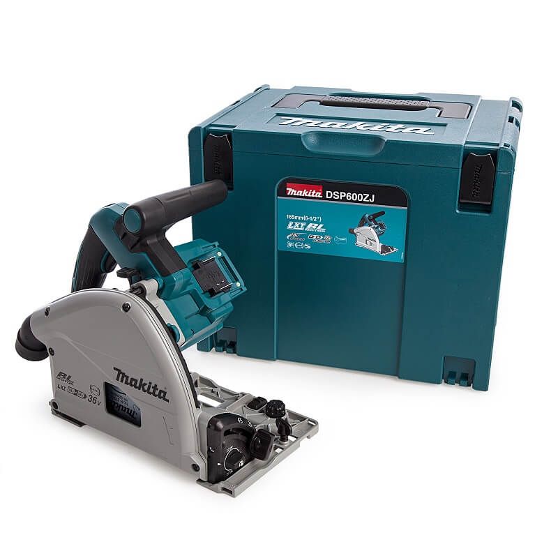Makita DSP600ZJ 36V (2x18V) Li-ion accu invalzaag body in Mbox - 165mm - koolborstelloos