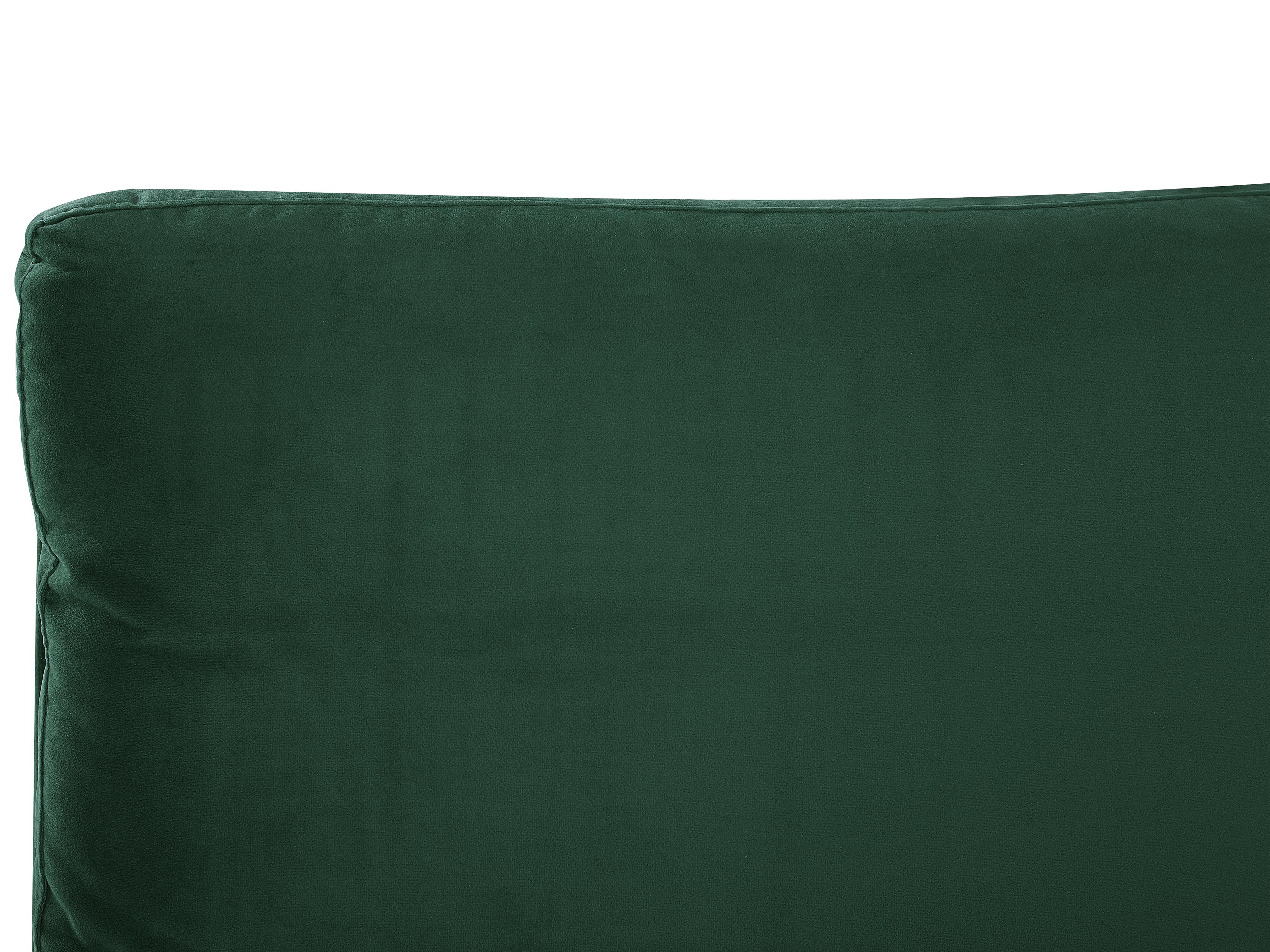 Bed Fluweel MELLE 180 x 200 cm Smaragdgroen