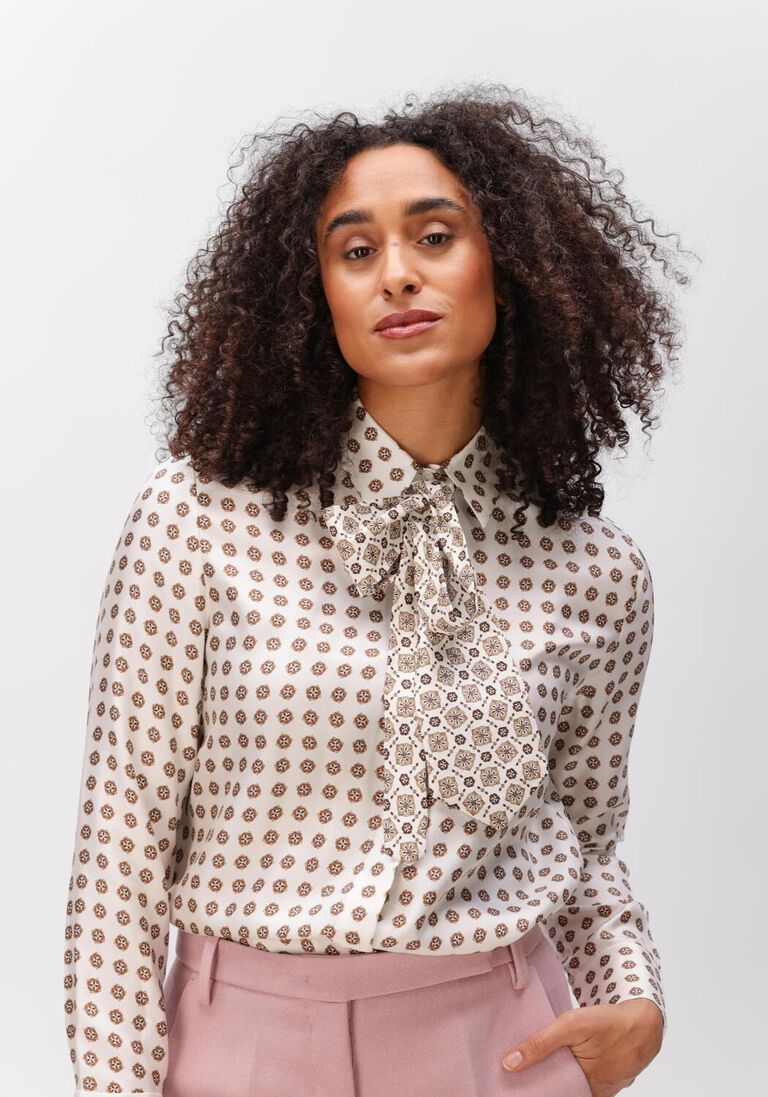creme dorothee schumacher blouses graphic dreams blouse