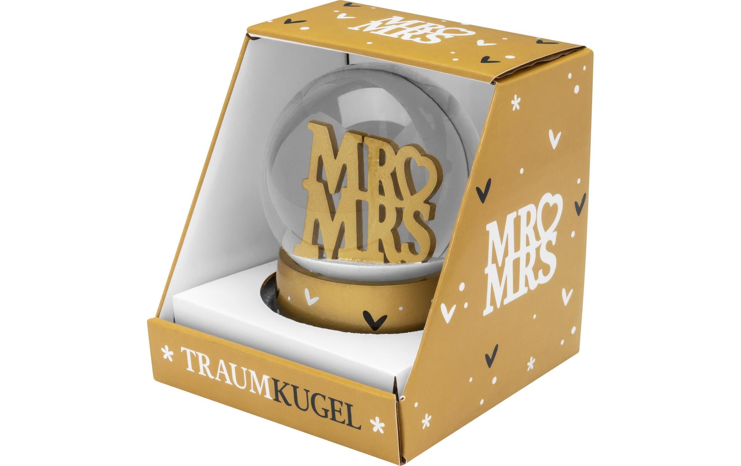 Mr & Mrs Gold, 1 StückSchneekugel