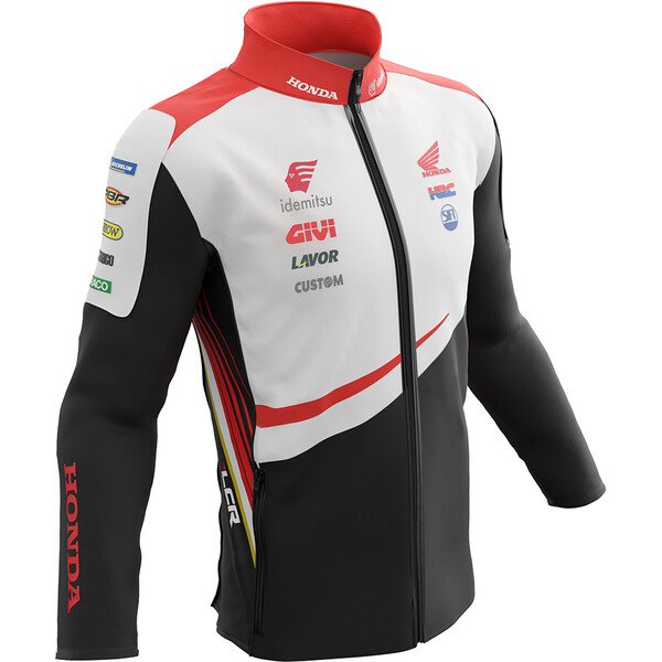 Ixon - Sweat zippé LCR 22 Noir / Blanc / Rouge