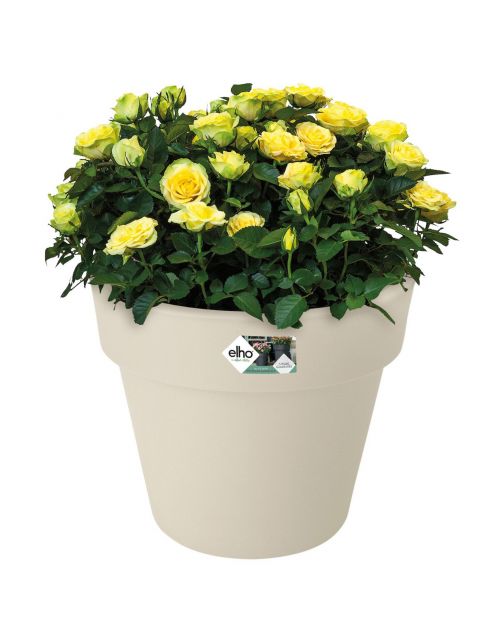 Elho Bloempot Green Basics Top Planter Rond Wit - Buitenpot