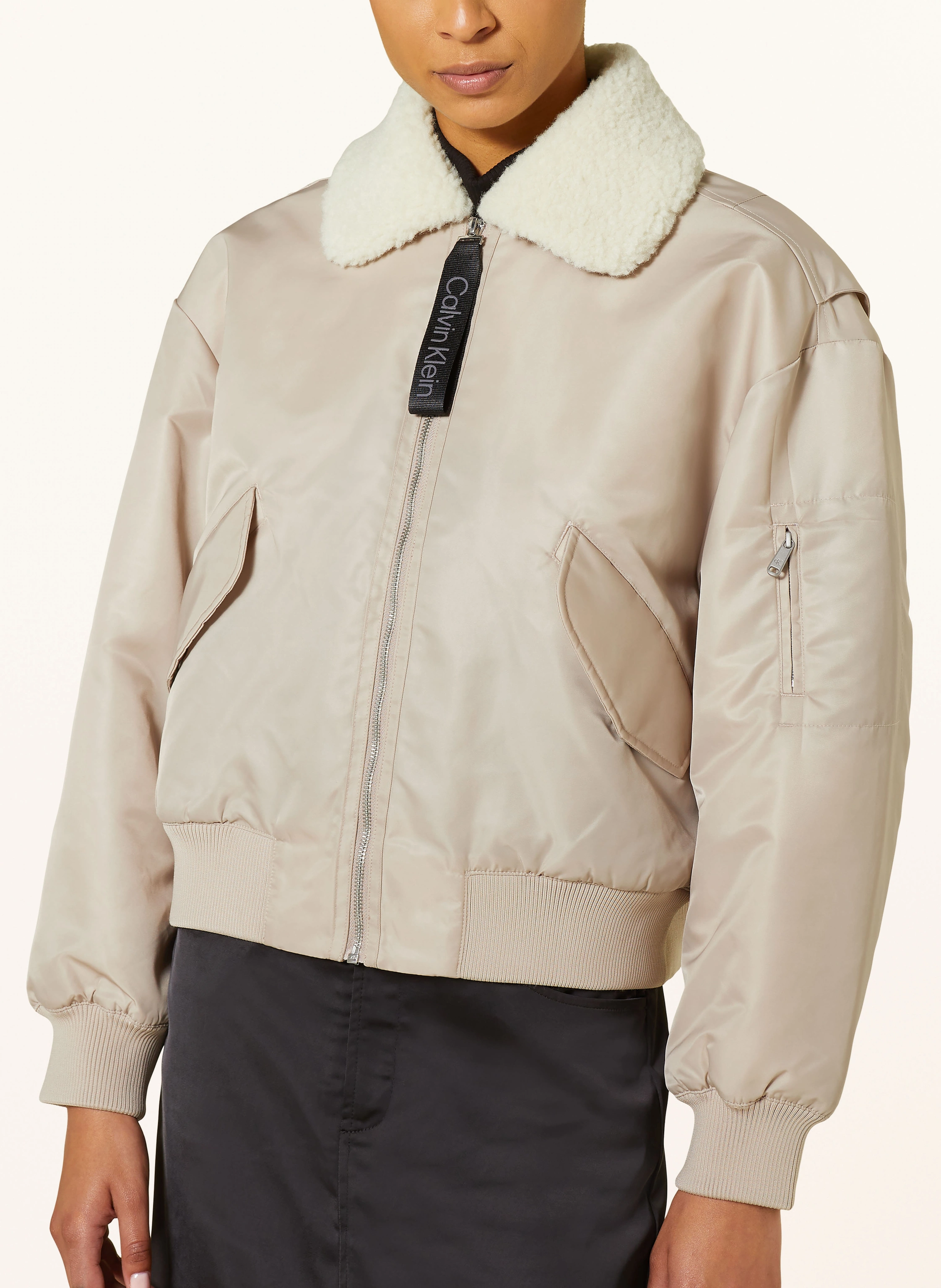 Calvin Klein Jeans Blouson mit Kunstpelz