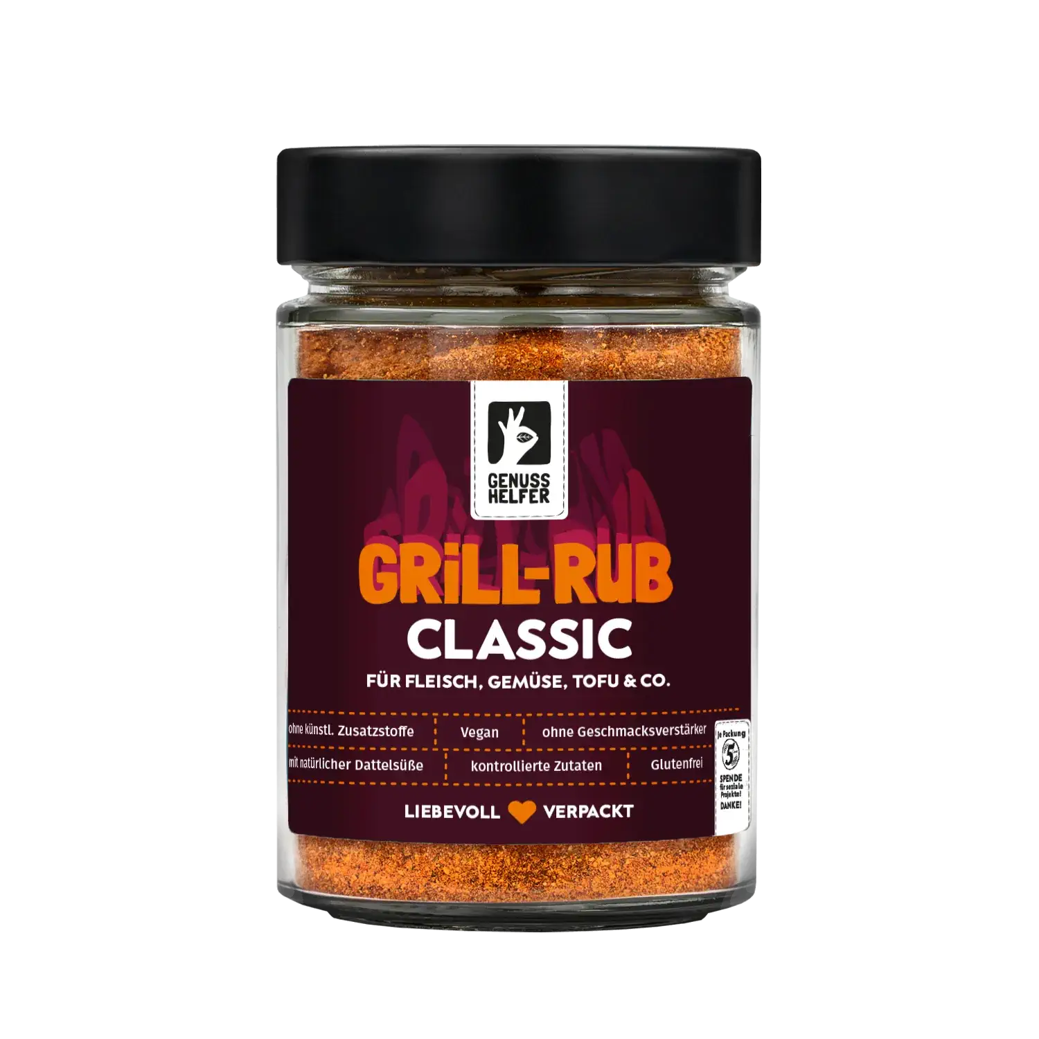 Grill-Rub Classic, im Glas