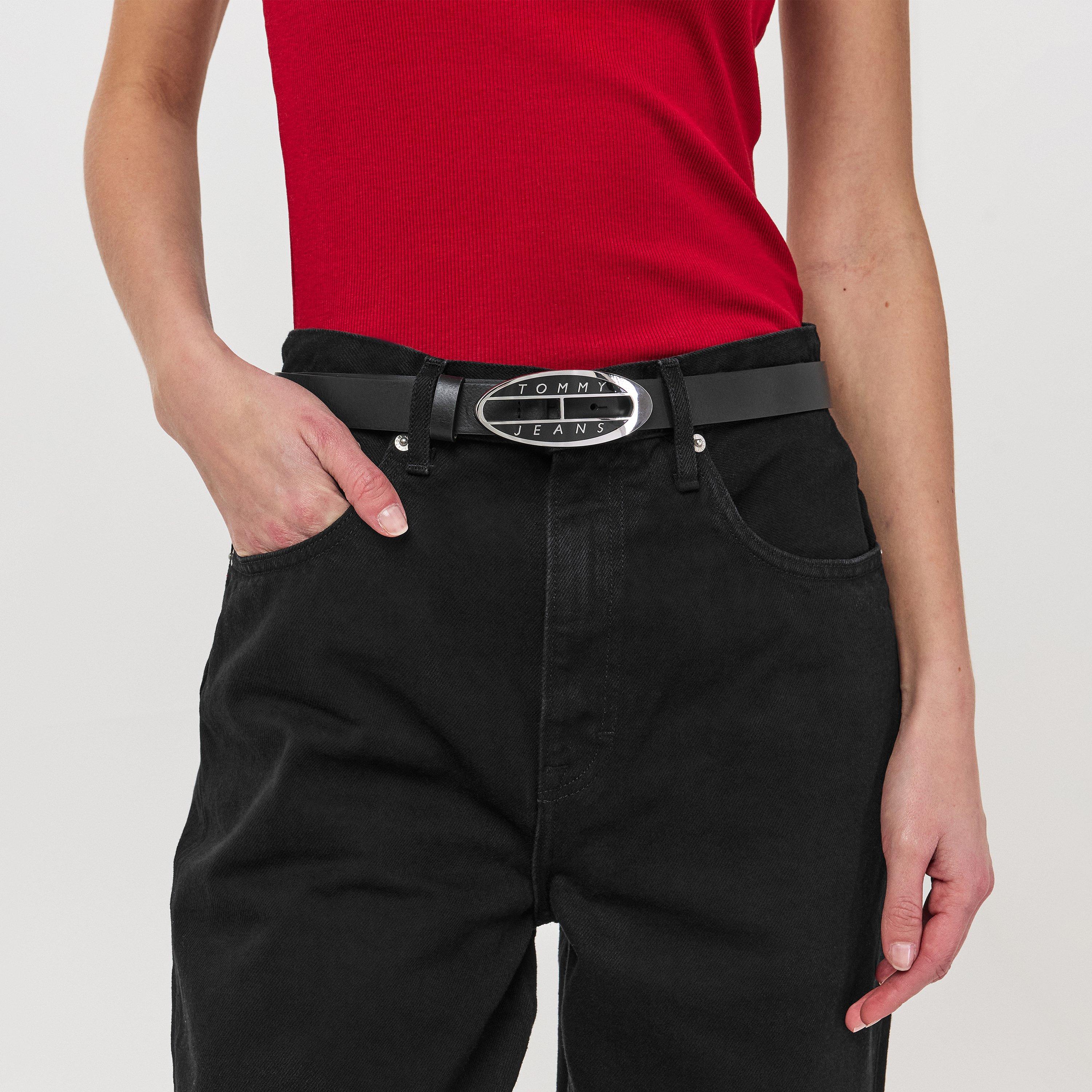 Tommy Jeans Origin Plaque Buckle Belt