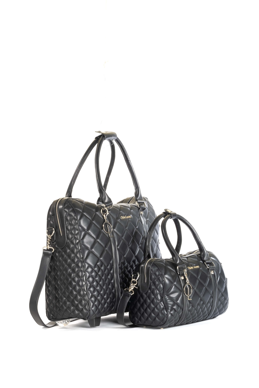 Olivia Lauren Black Night Trolley + Handtas Set Black