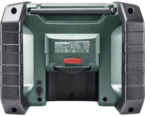 Draadloze bouwradio Metabo R 12-18 Bluetooth DAB+