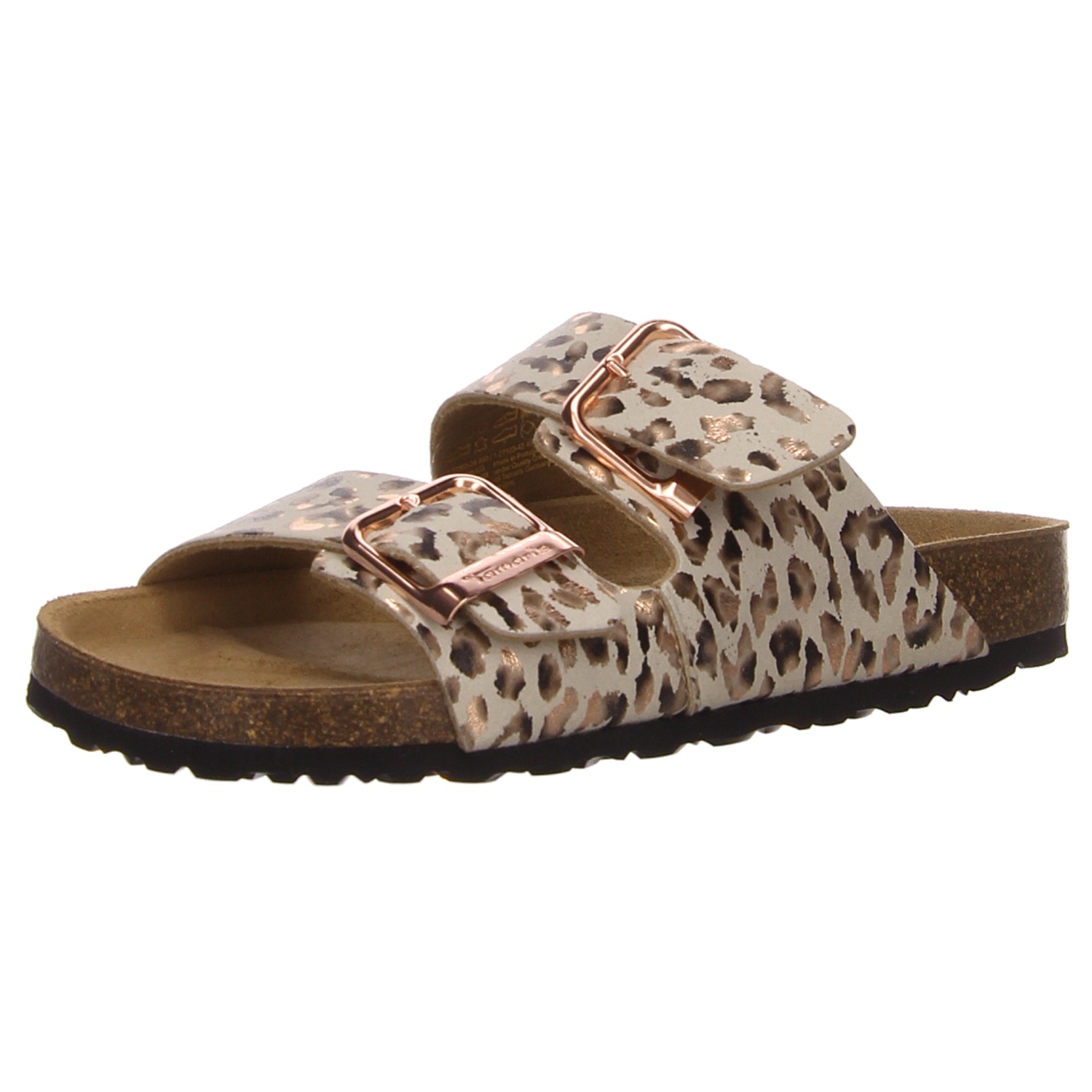 Tamaris Pantoletten leo beige