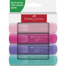 FABER-CASTELL Surligneur TEXTLINER 46 PASTEL, étui de 8