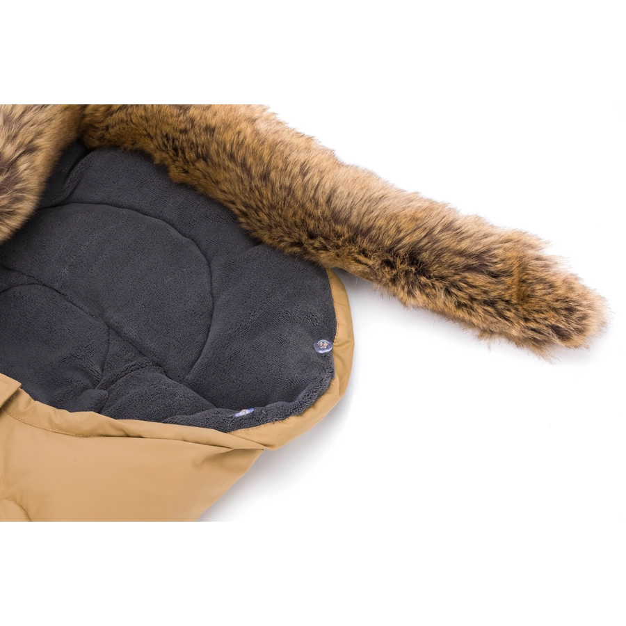 fillikid Winterfußsack Lhotse für Babyschalen Cappuccino