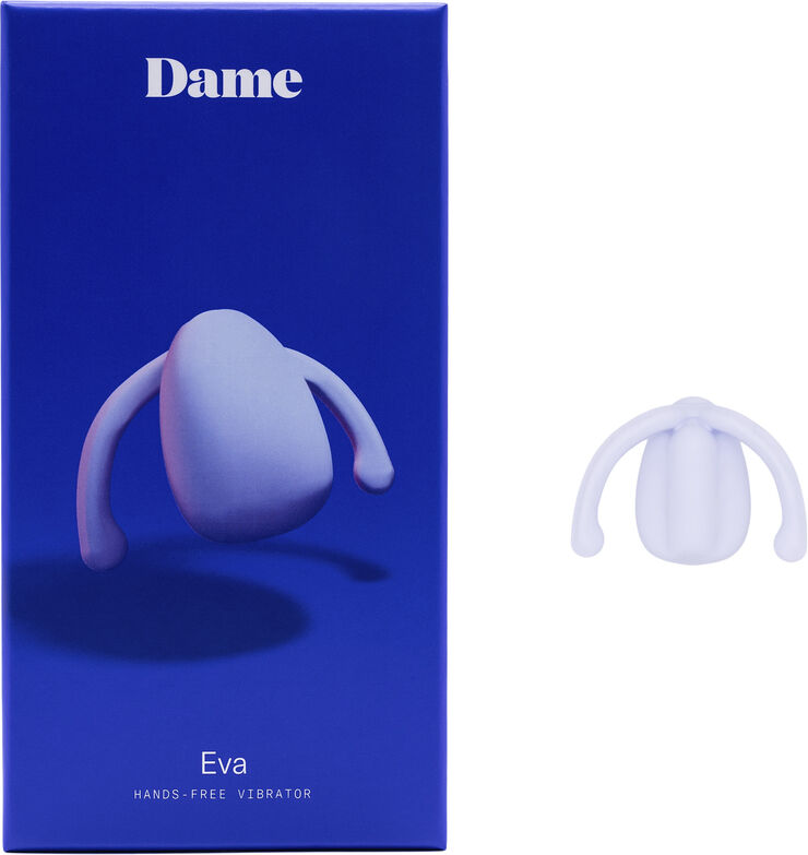 Dame Products Dame Products - Eva II Hands-Free Vibrator Quartz Blå