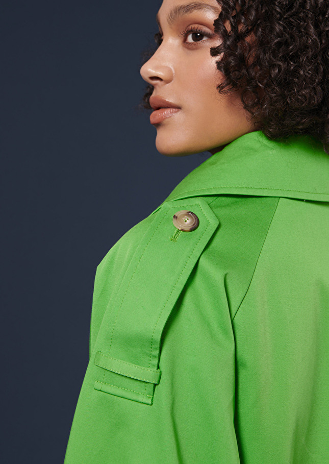 Trench-coat Ivanvert en gabardine de coton
