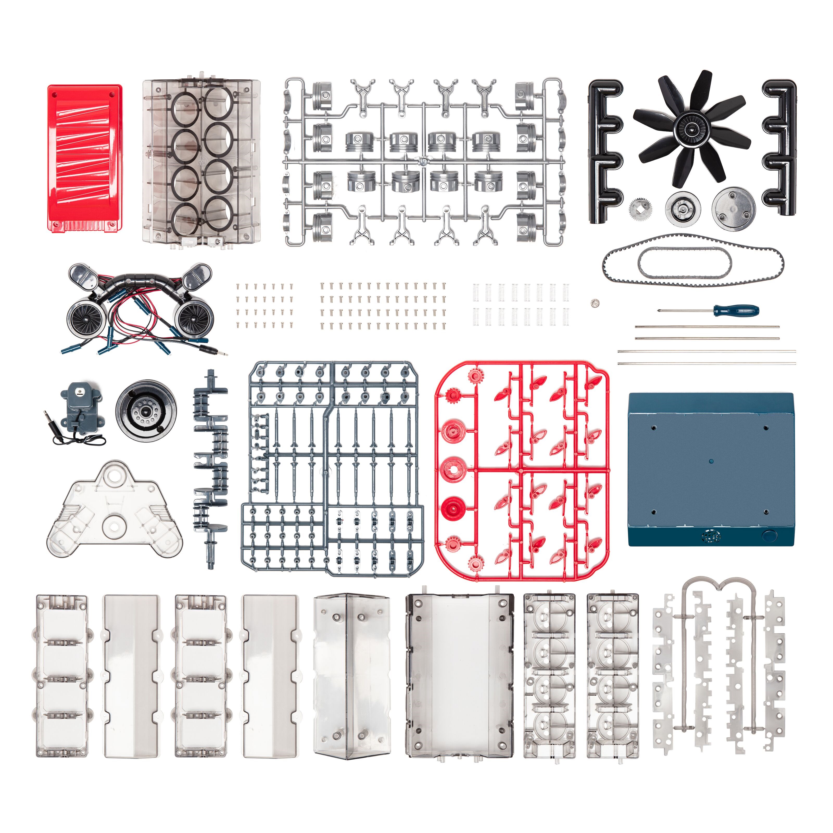Playknowlogy V8-motor - byggesett