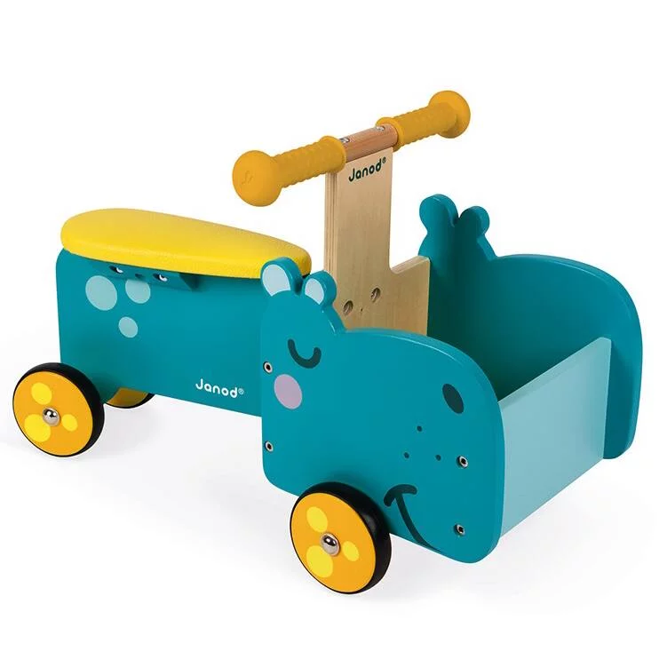 PORTEUR HIPPO - EN BOIS