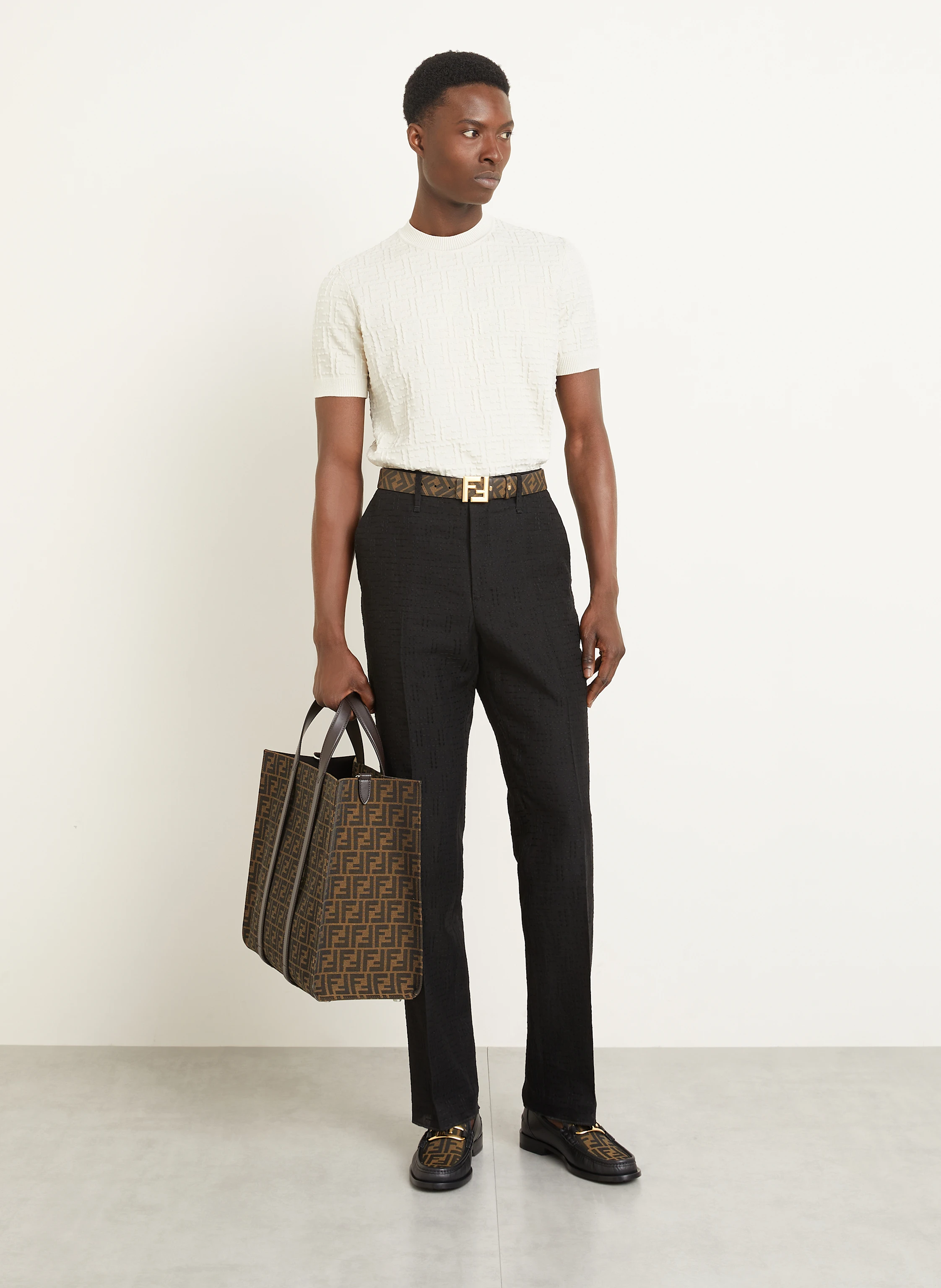 FENDI T-Shirt GIROCOLLO