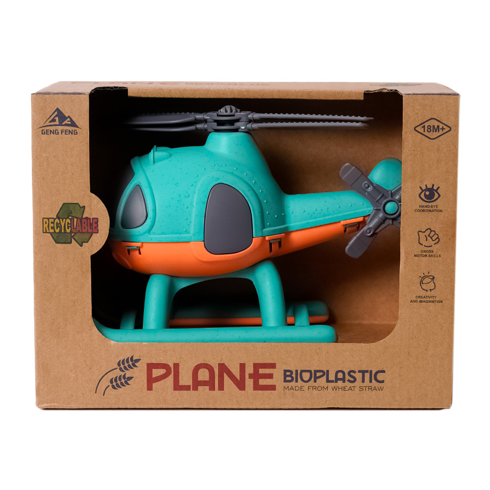Speelgoedtopdeals BIOplastic Helikopter - 22 cm