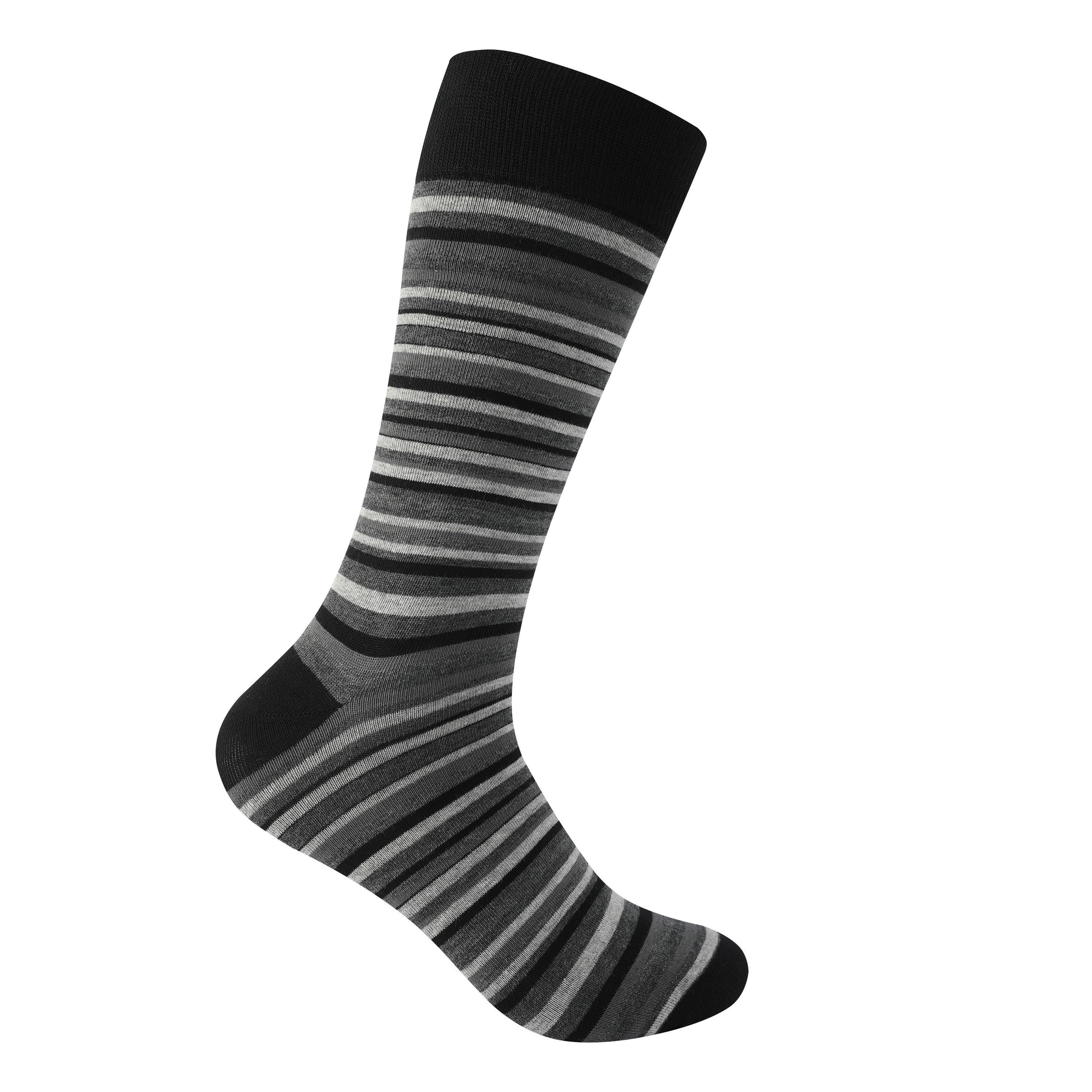 Firetrap 3pk Strip Sock Mens