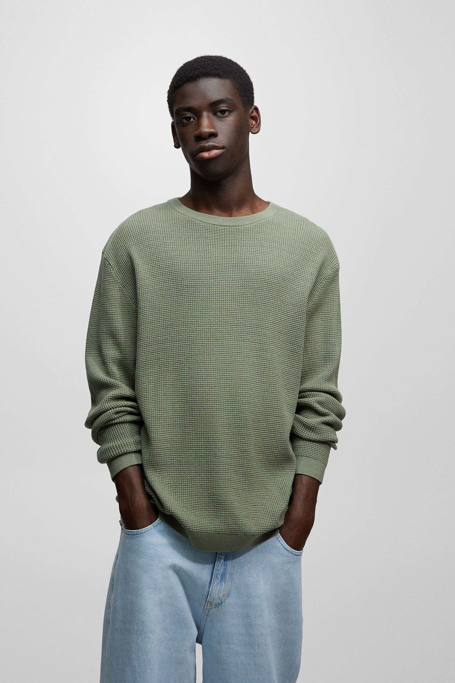 CAMISA WAFFLE - VERDE