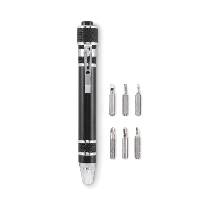 GiftRetail MO2498 - TUBULAR Stylo multi-outils recyclé