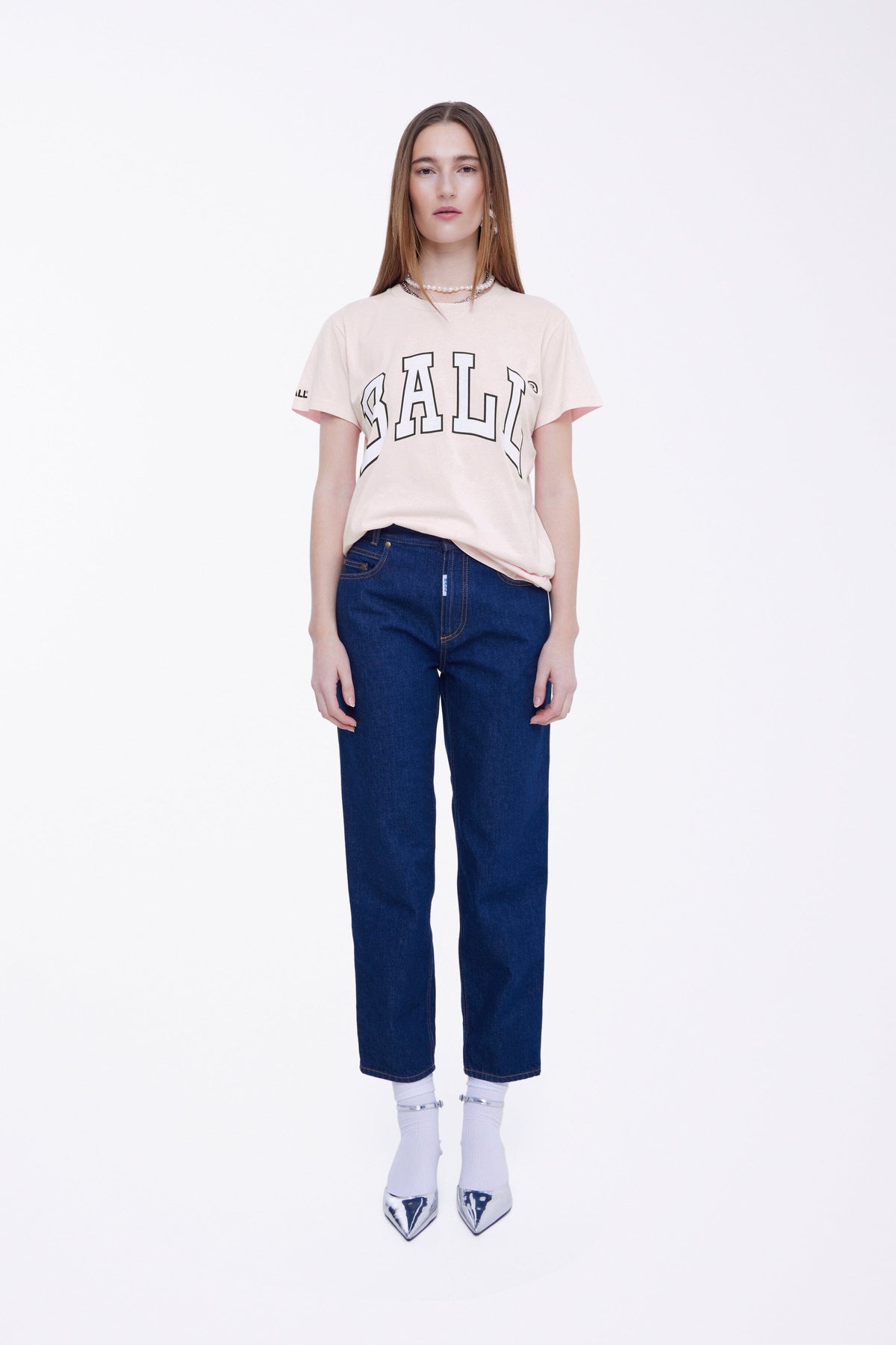 Ball R. David Womens T-Shirt 204303 milkshake