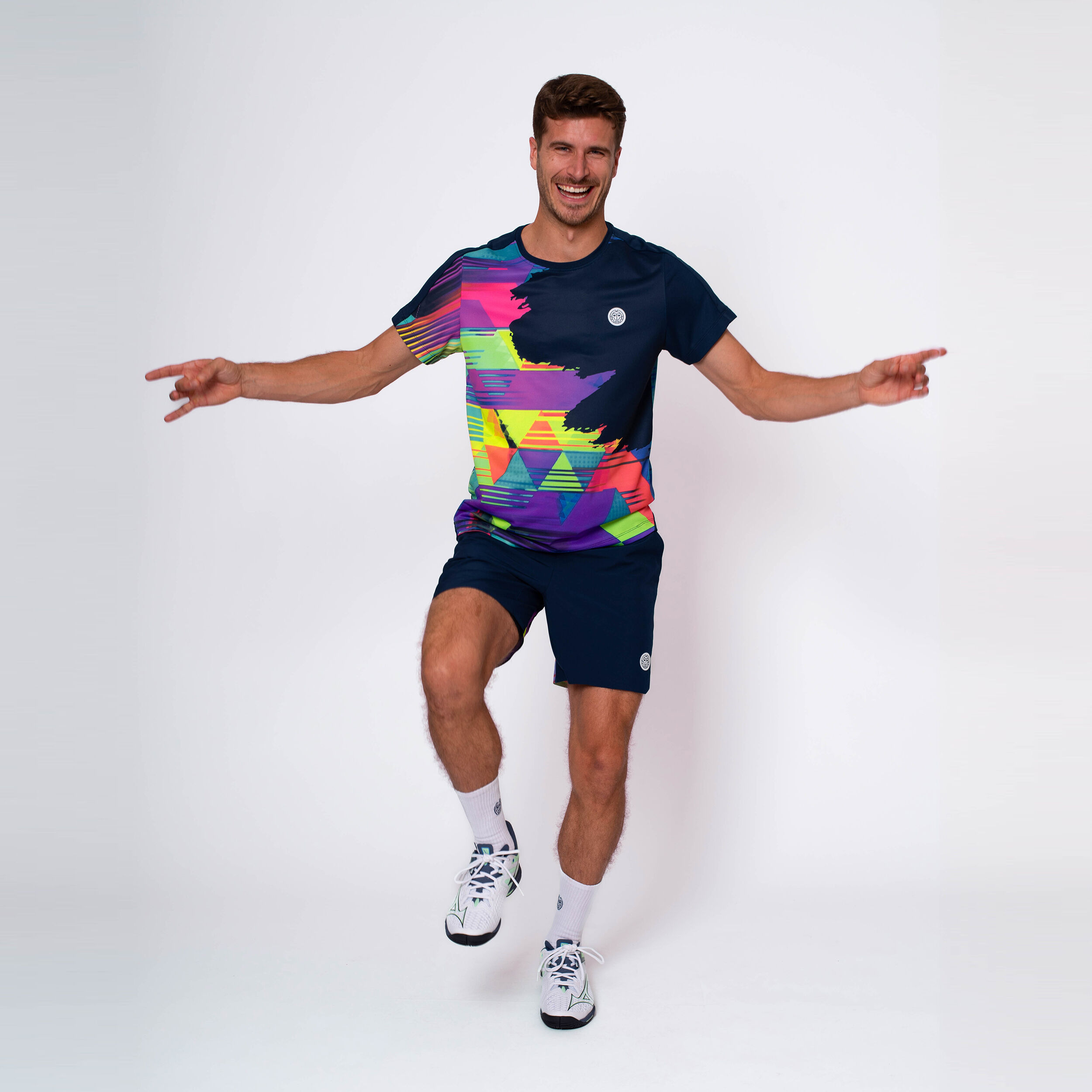 BIDI BADU Kaleido 7in Shorts Hommes - Bleu Foncé