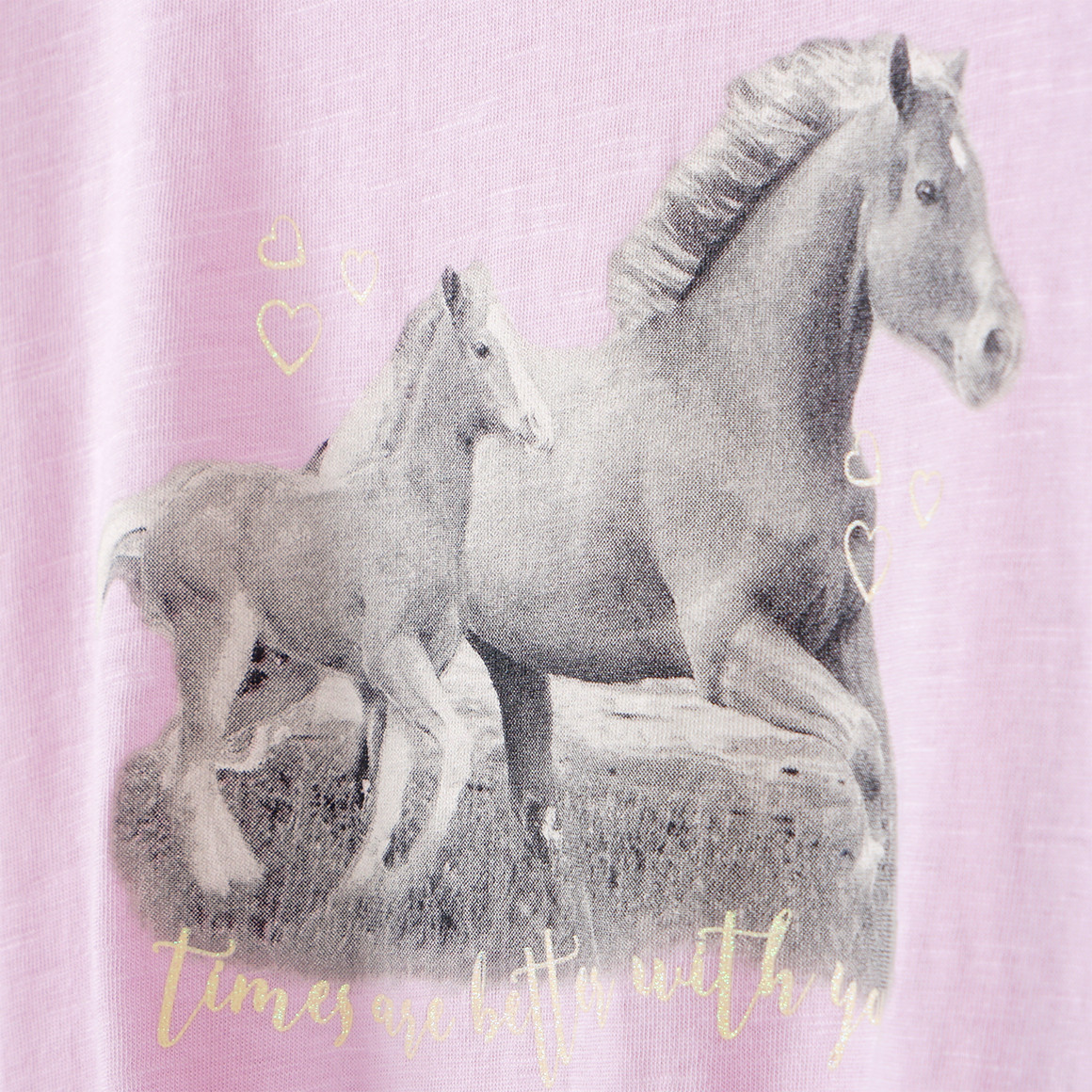 Yigga Mädchen Langarmshirt mit Knoten-Detail rosa
