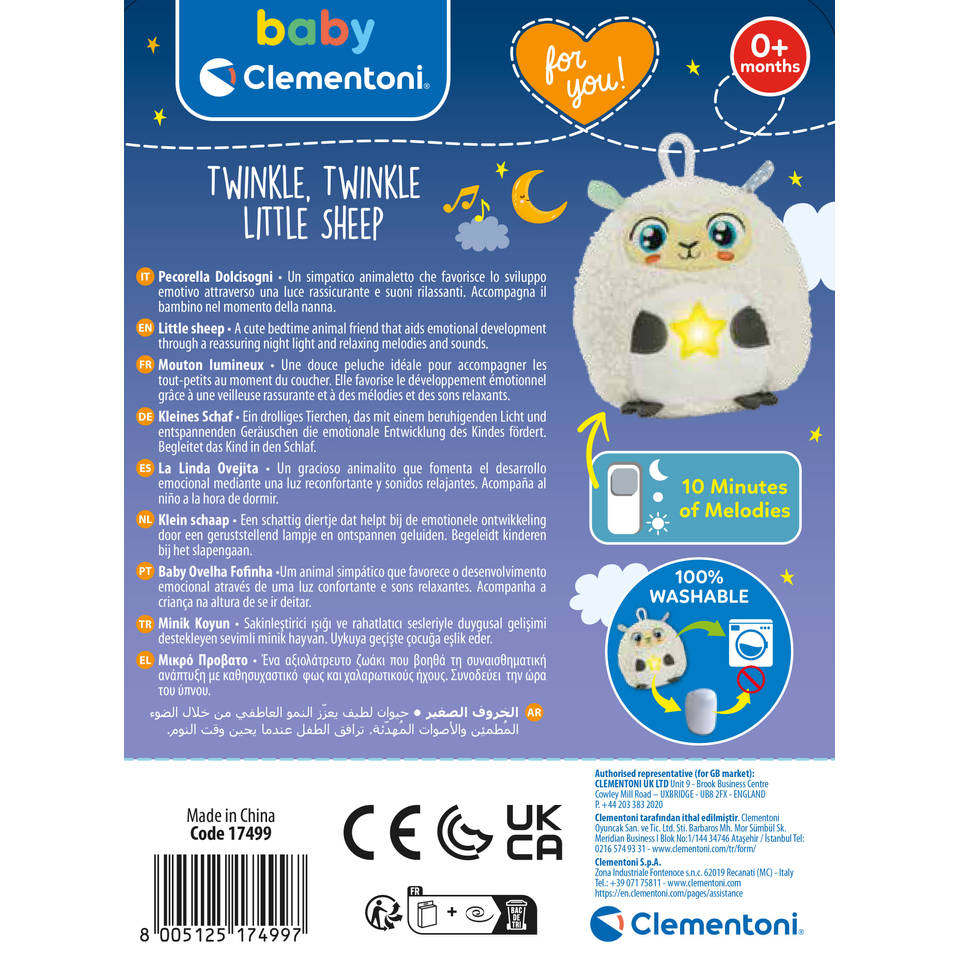 Clementoni Baby Twinkle Twinkle schaap