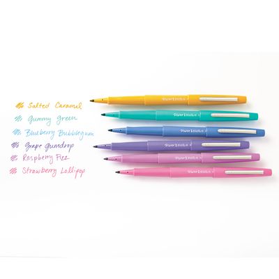 Paper Mate Flair Candy Pop - Pack de 16 feutres pointe moyenne - couleurs assorties