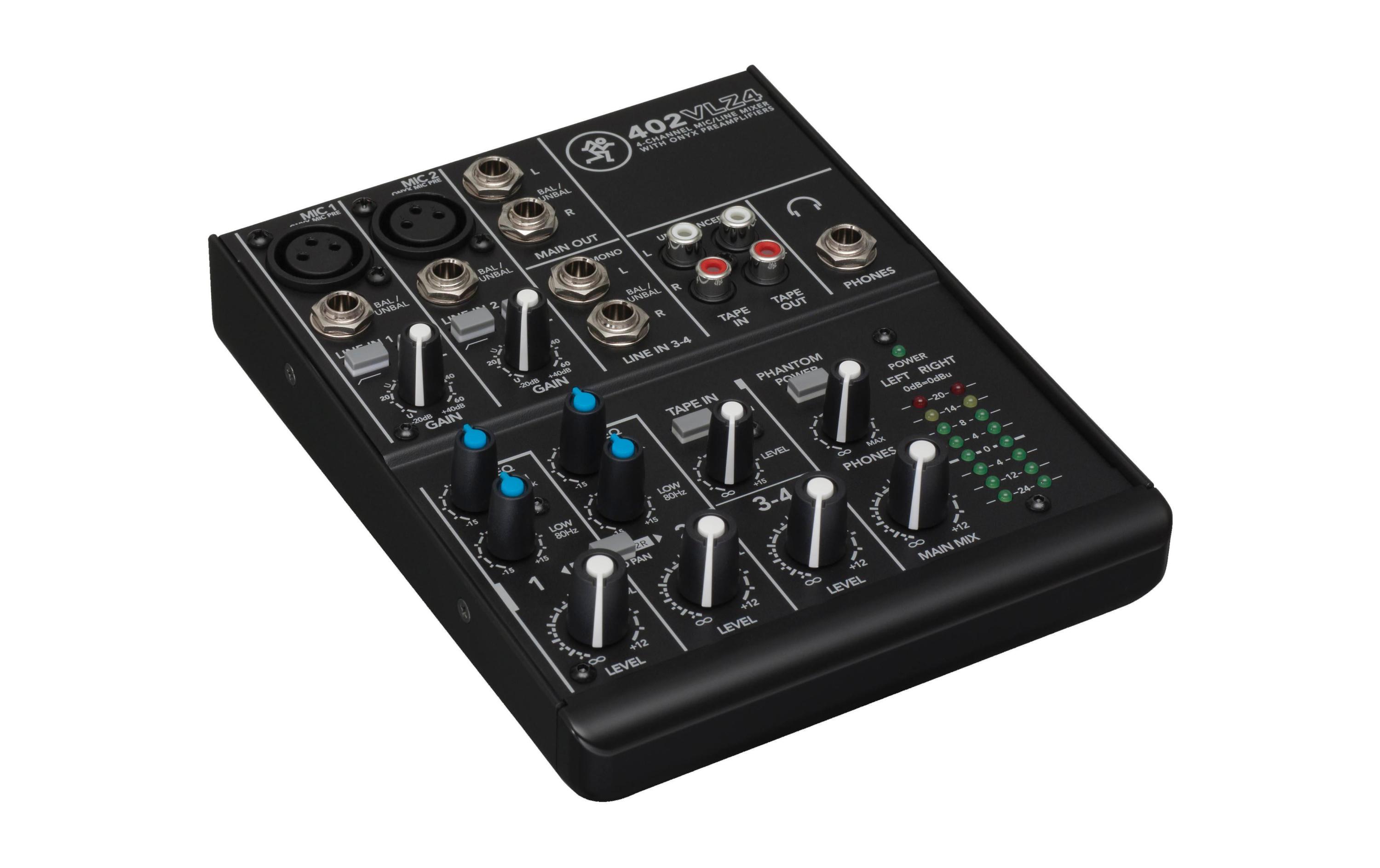 Mischpult 402 VLZ4<br>4-Kanal Mischpult mit hohem Headroom und Rauschabstand