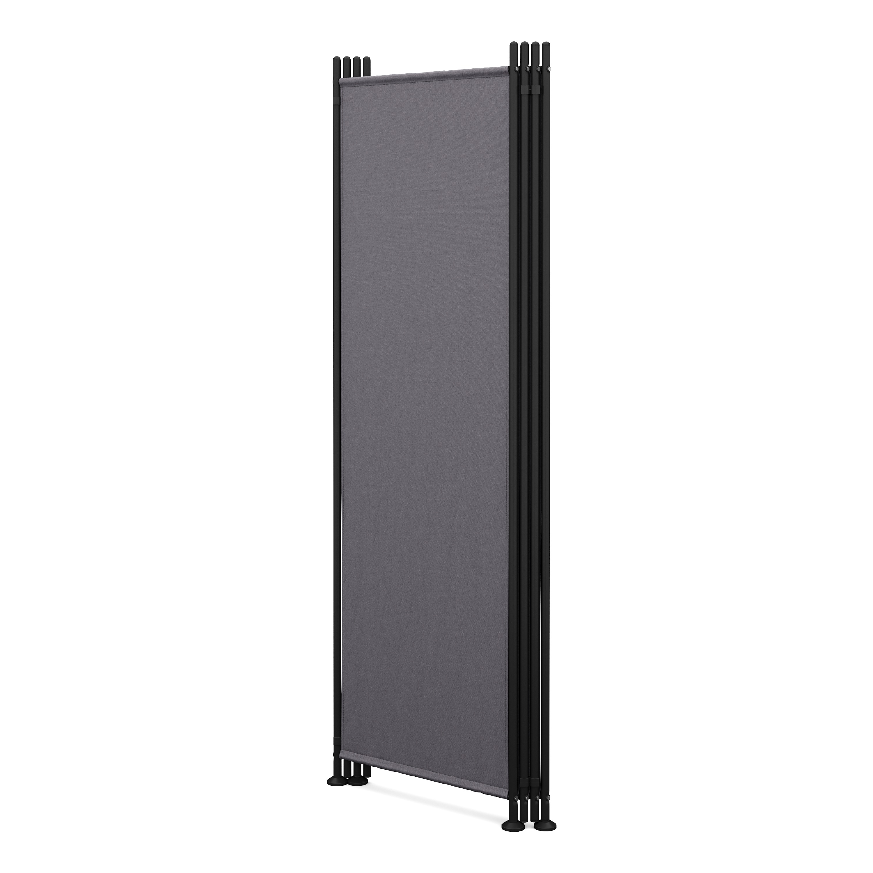 Paravent 4-teilig 215 x 170 cm anthrazit