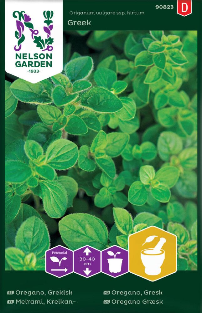 KRYDDERURTER NELSON GARDEN GRESK OREGANO