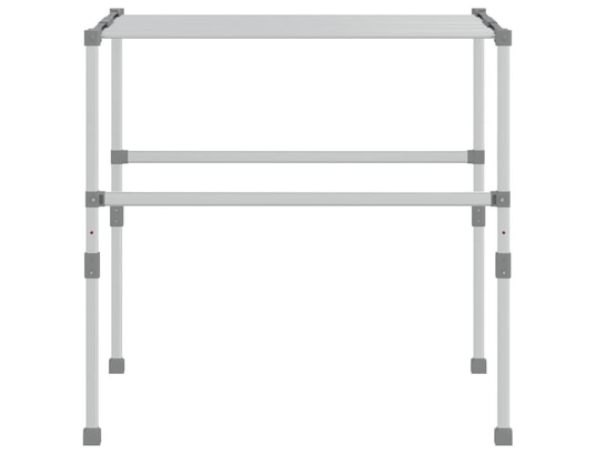 VIDAXL - Séchoir à linge 83x(50-55)x(40-85) cm aluminium