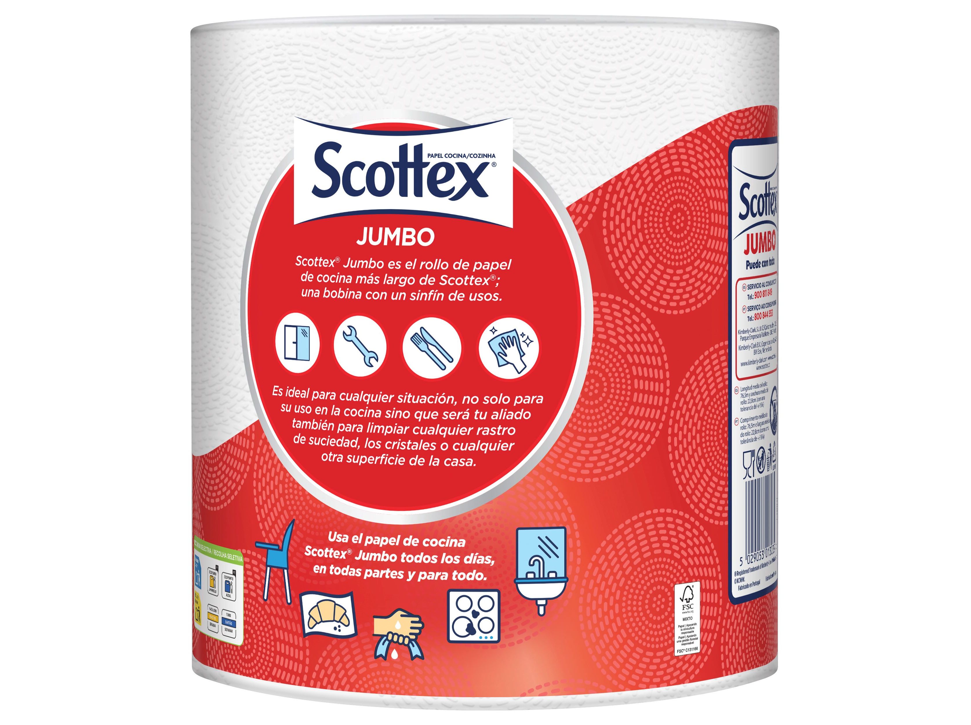 ROLO DE COZINHA SCOTTEX JUMBO 1 ROLO
