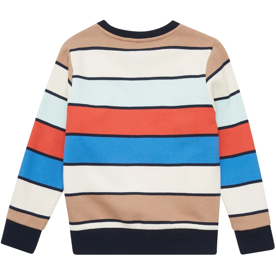 TOM TAILOR Sweatshirt gestreift bunt