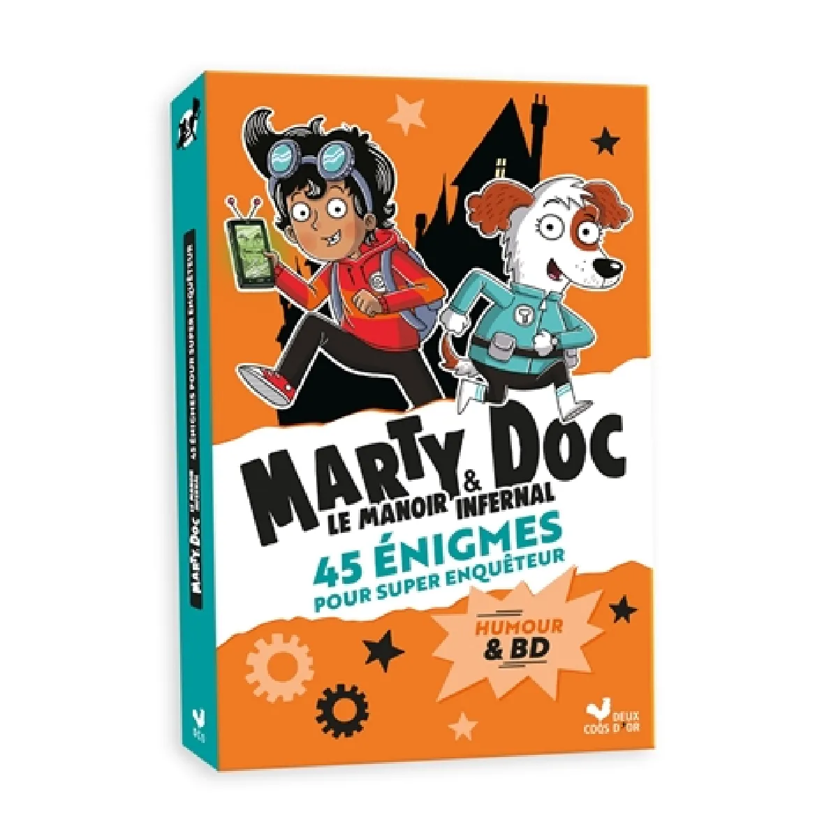 Marty & Doc, le manoir infernal : 45 énigmes pour super enquêteur