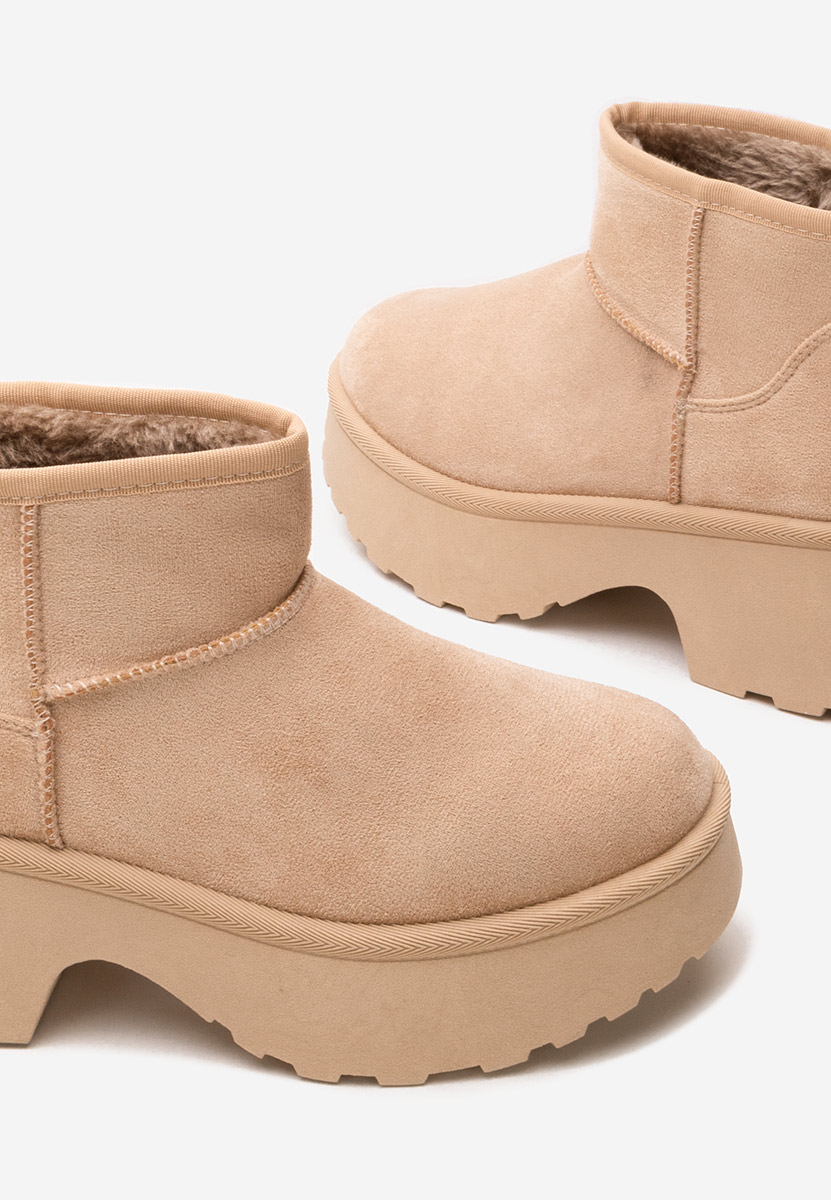 Bottines doublées femme kaki Tarnia