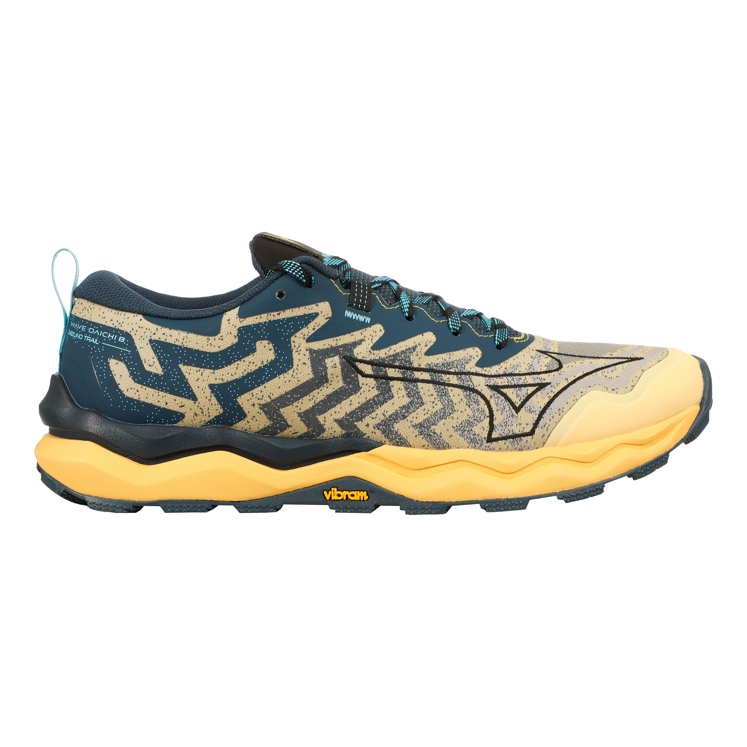 Mizuno Wave Daichi 8 Chaussure Trail Hommes - Jaune , Noir