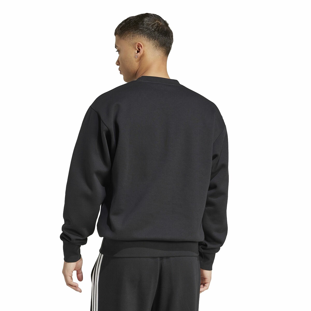 ADIDAS ROUPAS ESPORTIVAS<br>Suéter plano com gola redonda Essentials Linear