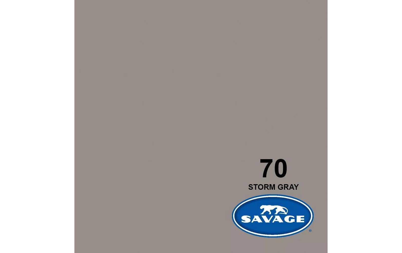 Hintergrund Papier 3.56 x 32m Storm Grey<br>Hintergrundpapier von Savage